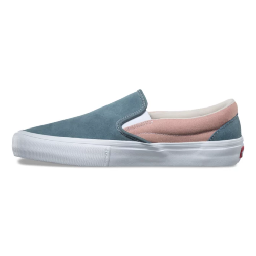 vans slip on pro goblin blue mahogany rose
